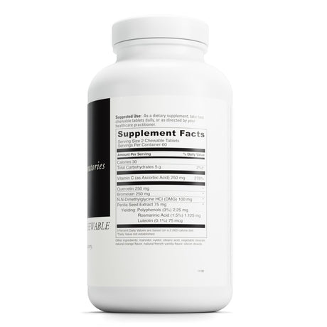 Aller-Dmg Chewable, Great Orange Cream, 120 Chewable Tablets, Davinci Laboratories of Vermont