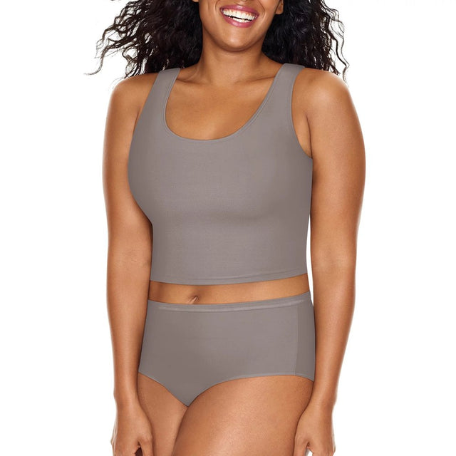 Just My Size JMS Fresh & Dry Briefs Period Underwear, Light Leaks, Black, 3-Pack 9 Women'S