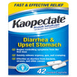 Kaopectate Multi-Symptom Anti-Diarrheal & Upset Stomach Relief Caplets, 42 Ct
