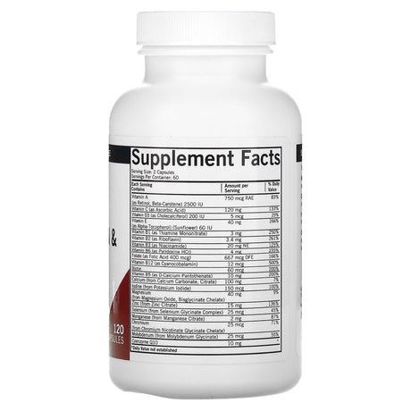 Kirkman Labs Children'S Multivitamin & Mineral, 120 Capsules