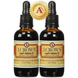J.CROW'S Lugol'S Solution of Iodine 2% 2 Oz Twin Pack (2 Bottles)