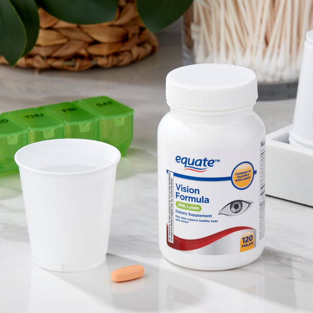 Equate Vision Formula with Lutein Tablets Dietary Supplement, 120 Count
