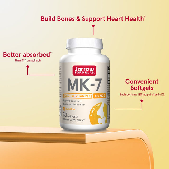 Jarrow Formulas, Inc. Mk-7 180 Mcg 30 Sgels