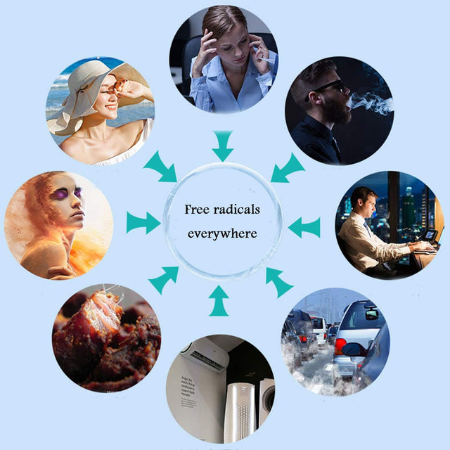 High Concentration Hydrogen-Rich Water Cup SPE Ion Membrane Alkaline Water Purifier Micro-Electrolysis Water Glass 320Ml