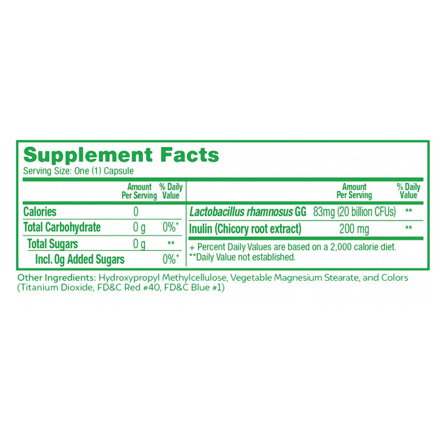 Culturelle Ultimate Strength Probiotic Capsules for Digestive Health for Men and Women, 30 Count