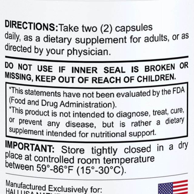 HALLVIGOR Men - Strongest Male Enhancement - Testosterone Men - Booster - 60 Cap