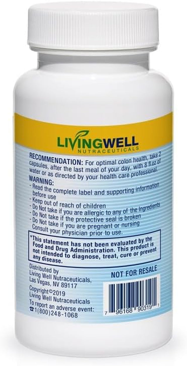 14 Day Natural Colon Cleanse, Supports Healthy Bowel Movements, Natural Detox, Advanced Cleanse Formula for Men and Women - 60 Count