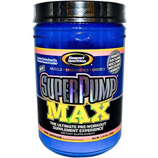 Gaspari Super Pump Max - Pink Lemonade 1.41 Lbs
