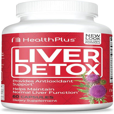 Health plus Liver Detox Capsules, 60 Count