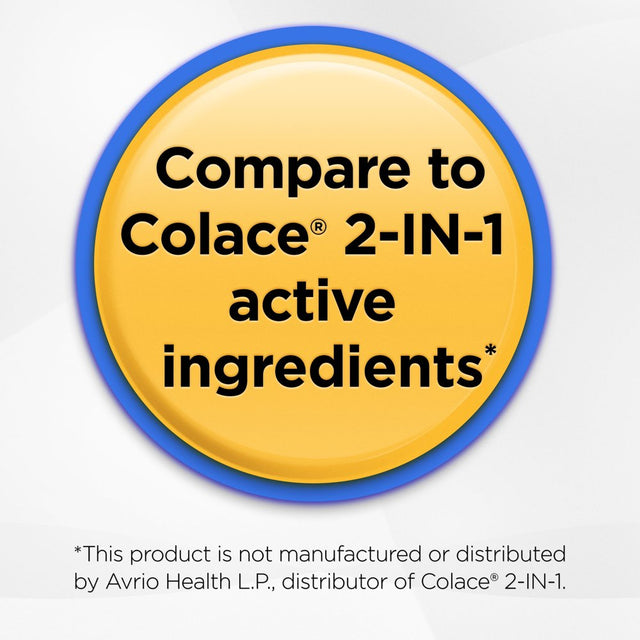 Equate Stool Softener plus Stimulant Laxative Tablets for Constipation, 120 Count