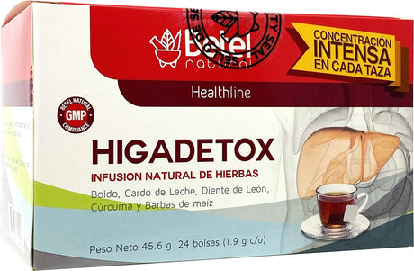 Higadetox Tea by Betel Natural - Healthy Liver Detox - 24 Tea Bags