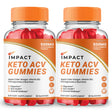 Impact Keto ACV Gummies, Official Advanced Powerful Formula, Maximum Strength (2 Pack)