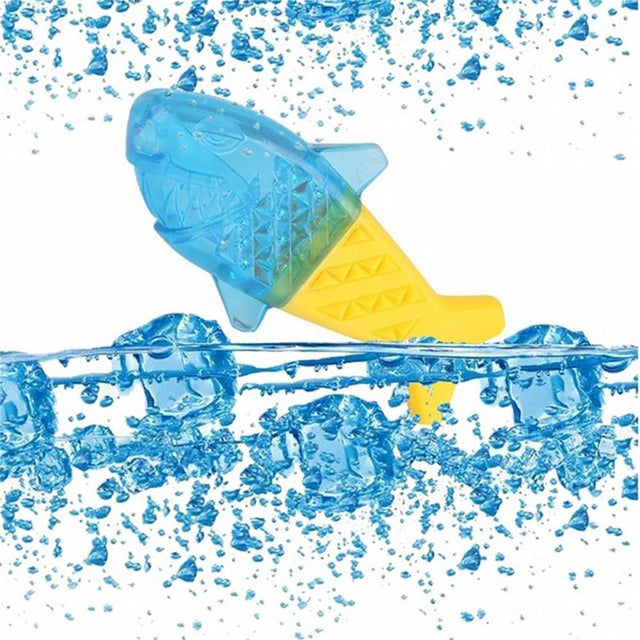 Black and Friday Deals Blueek Dog Toys Molar Teeth Cooling Chews-Bite Resistant Frozen Bones Summer Dog Toys