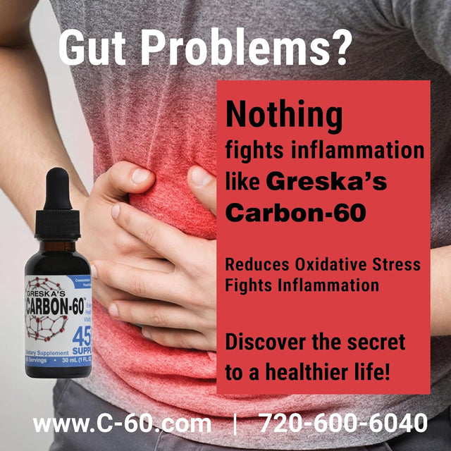 Greska'S Carbon-60™ 45-Day Supply, Food-Grade, All-Natural, Organic Ingredients