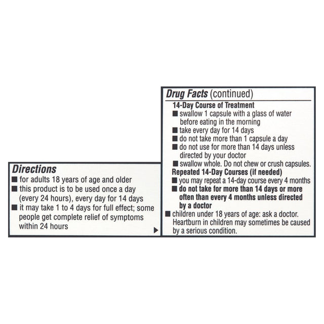 Equate Omeprazole Delayed-Release Capsules, 20 Mg, 28 Count