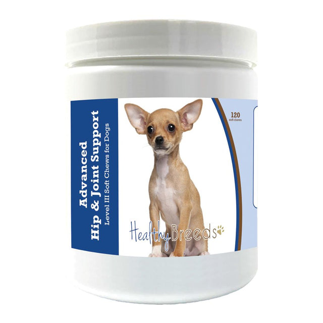 Healthy Breeds Chihuahua Advanced Hip & Joint Support Level III Soft Chews for Dogs 120 Count
