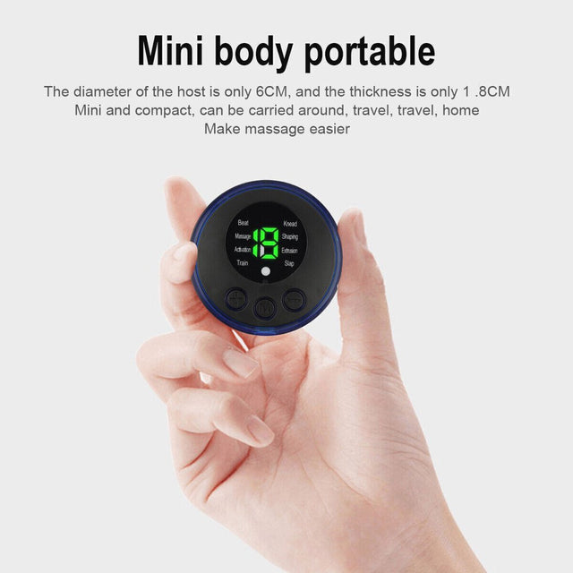 Foot Massager Electric Foot Stimulator Massager, 8 Modes 19 Intensity, Improves Circulation, Relax Stiffness Muscles Relieve Feet and Legs Pain, USB Rechargeabl