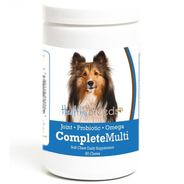 Healthy Breeds 192959011203 Shetland Sheepdog All in One Multivitamin Soft Chew - 90 Count