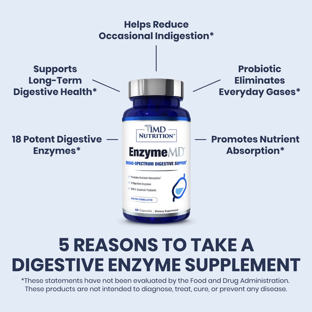 1MD Nutrition Enzymemd - Digestive Enzymes Supplement