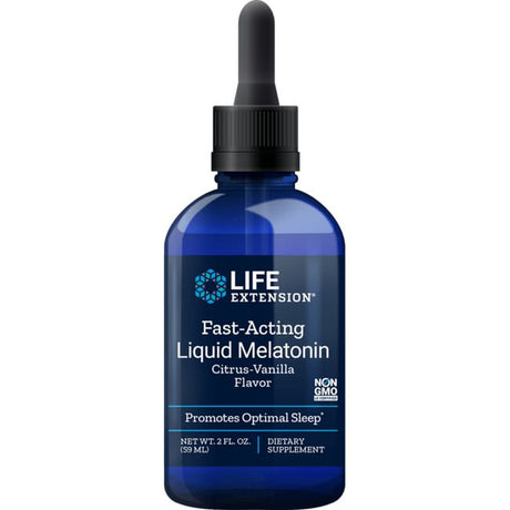 Life Extension Fast-Acting Liquid Melatonin - Citrus-Vanilla 3 Mg 2 Fl Oz Liq