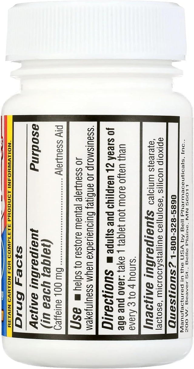 Jet-Alert 100 MG Each Caffeine Tab 120 Count (Pack of 4)