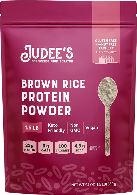 Judee'S Small Protein Bundle: Brown Rice Protein Powder 1.5 Lb, Pea Protein Powder 1.5 Lb, Egg White Protein Powder 2.2 Lb