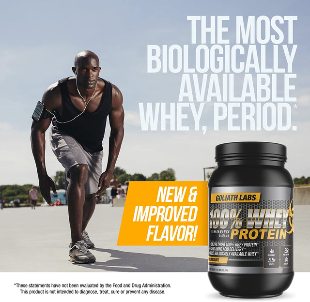 Goliath Labs ⧫ 100% Whey Protein Powder 5 Lb (Chocolate)