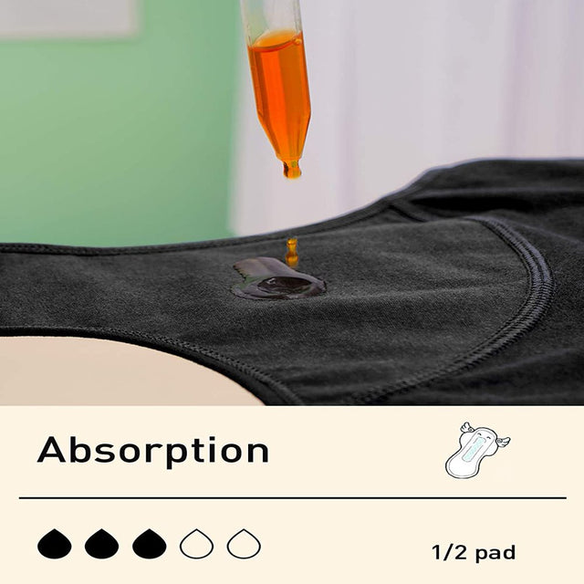 INNERSY Big Girls' Period Panties Menstrual Underwear for First Period Starter 3-Pack (S(8-10 Yrs), Dot&Stripe)