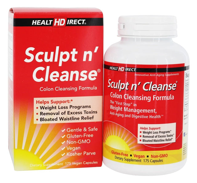 Health Direct - Sculpt N' Cleanse Colon Cleansing Formula 450 Mg. - 175 Capsules