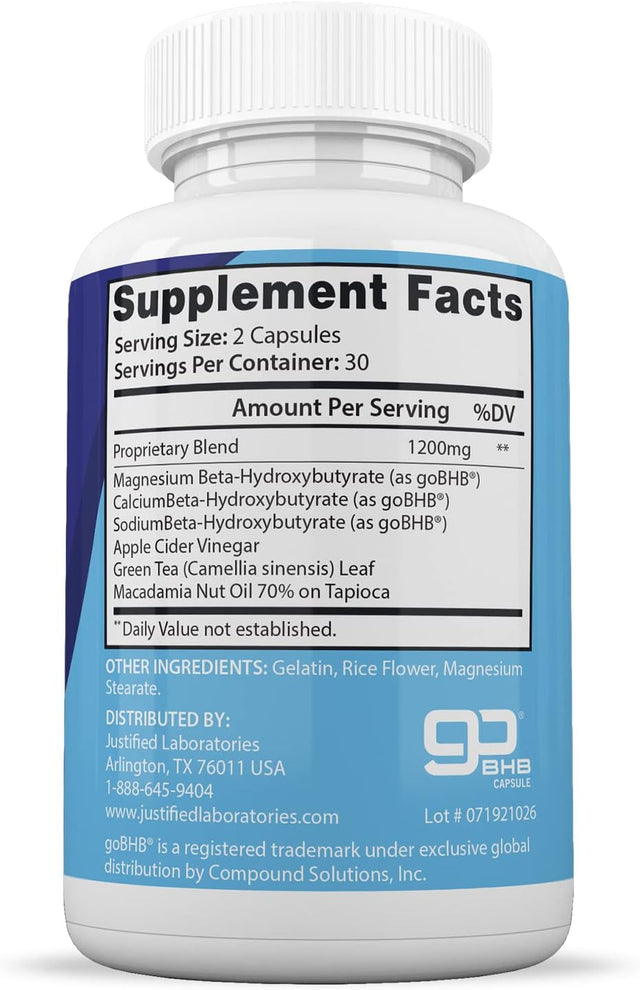 Instant Pure Keto Pills Max 1200MG Keto Pills Advanced BHB Ketogenic Supplement Exogenous Ketones Ketosis for Men Women 60 Capsules 1 Bottle