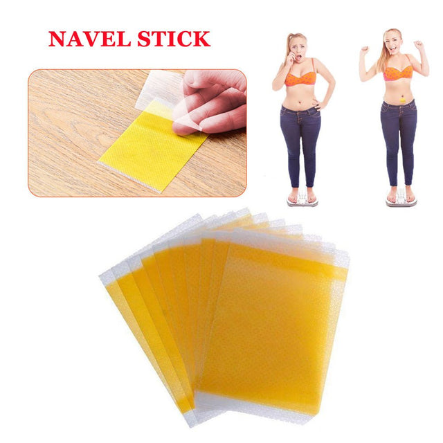 Alleauty 50Pcs Lazy Slimming Belly Patch Fast Burning Fat Lose Weight Navel Sticker