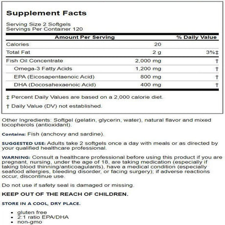 Jarrow Formulas EPA-DHA Balance, 240 Softgels