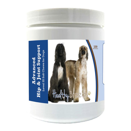 Healthy Breeds Afghan Hound Advanced Hip & Joint Support Level III Soft Chews for Dogs 120 Count