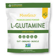 Marigold L-Glutamine Powder Unflavored - Gut, Immune, & Muscle Support, Non-Gmo, Allergen-Free