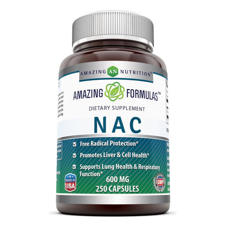 Amazing Formulas NAC 600 Mg 250 Capsules