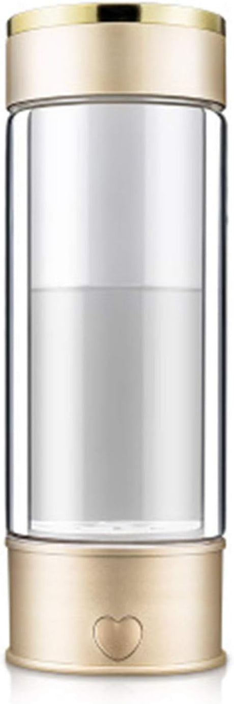 Portable 3 Minute Hydrogen-Rich Water Bottle Rechargeable High Concentration Hydrogen Generator Glass Bottle Anti-Aging Anti-Oxidation Alkaline Water Generator