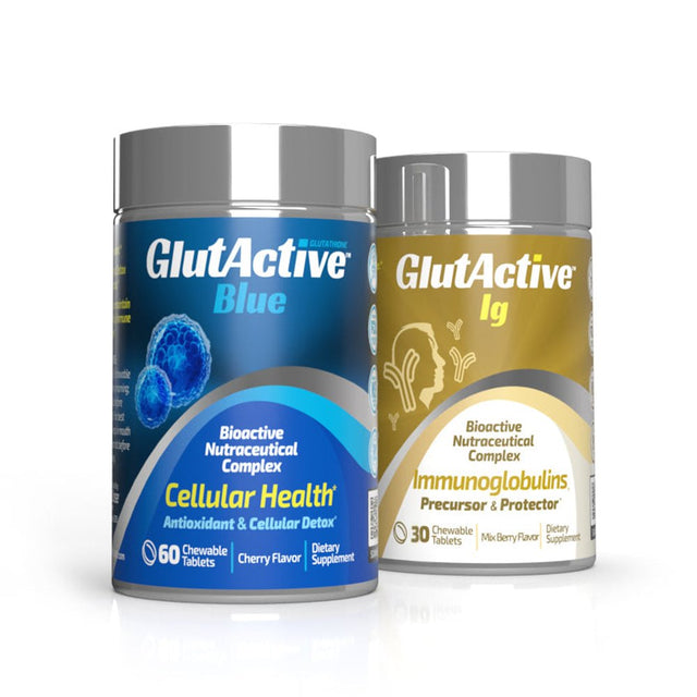Glutactive Blue (60 Count) and IG (30 Count) Combo Pack
