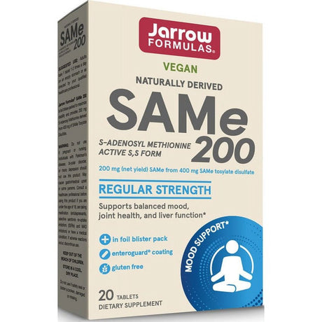 Jarrow Formulas, Inc. Vegan Naturally Derived Same 200 Regular Strength