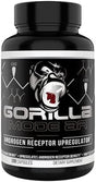 Gorilla Mode AR Carnitine 750Mg Capsules – Androgen Receptor Upregulator/Boosts Cellular Energy, Upregulates Androgen Receptor Density/Shuttles Fatty Acids (120 Capsules)