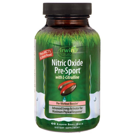 Irwin Naturals Nitric Oxide Pre Sport Softgels, 60 Ct