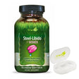 Irwin Naturals Steel Libido for Women, 75 Liquid Softgels Bundle with a Irwin Naturals Pill Case