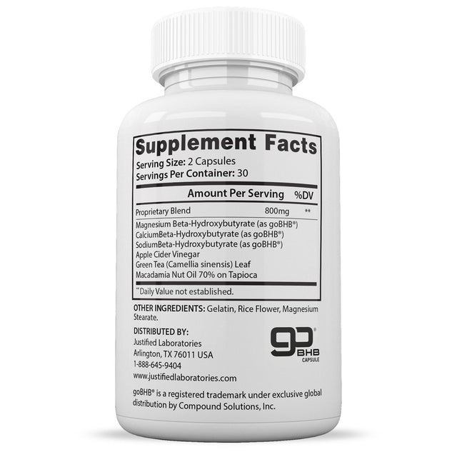 Justified Laboratories Pure Carbo Fix Carbohydrate Weight Loss Supplement 60 Capsules