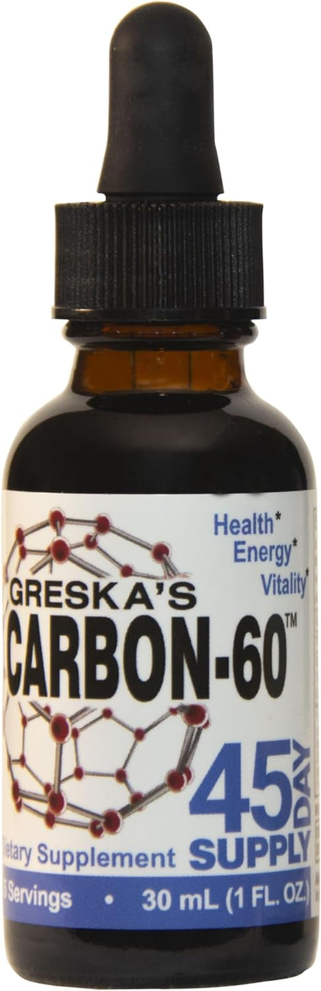 Greska'S Carbon-60™ 45-Day Supply, Food-Grade, All-Natural, Organic Ingredients