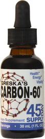 Greska'S Carbon-60™ 45-Day Supply, Food-Grade, All-Natural, Organic Ingredients