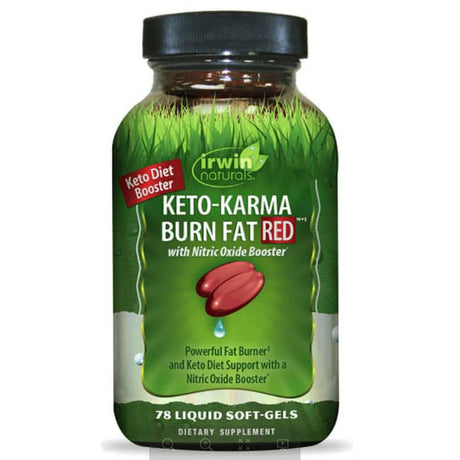 Irwin Naturals Keto-Karma Burn Fat Red 78 Sgels
