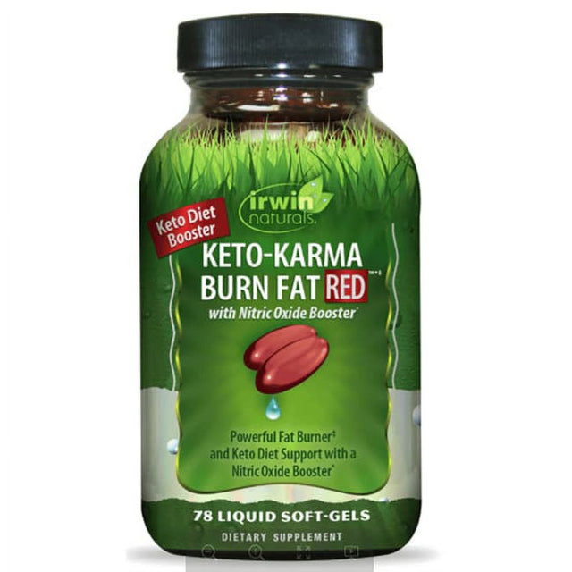 Irwin Naturals Keto-Karma Burn Fat Red 78 Sgels