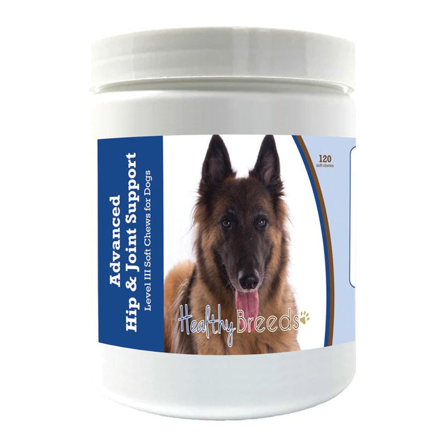 Healthy Breeds Belgian Tervuren Advanced Hip & Joint Support Level III Soft Chews for Dogs 120 Count