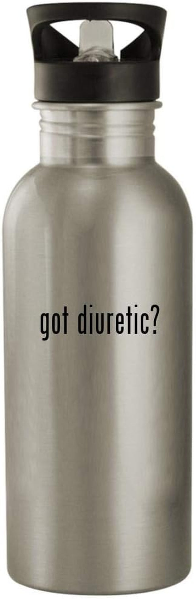 Got Diuretic? - 20Oz Stainless Steel Water Bottle, Silver