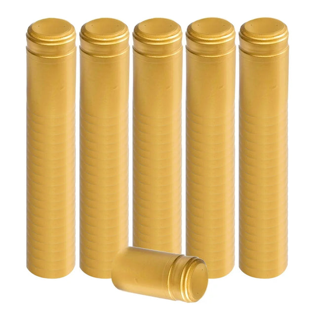Gold PVC Shrink Capsules-500 Count
