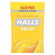 Branded Halls Sugar-Free Cough Drops - Honey Lemon (180 Ct.) - Safe for Diabetes
